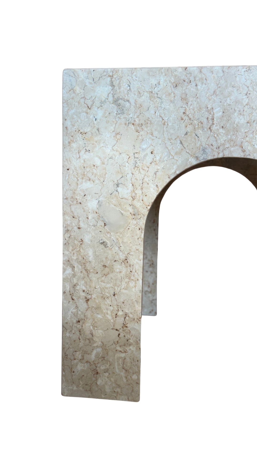 M25 White Marble Side Table Square