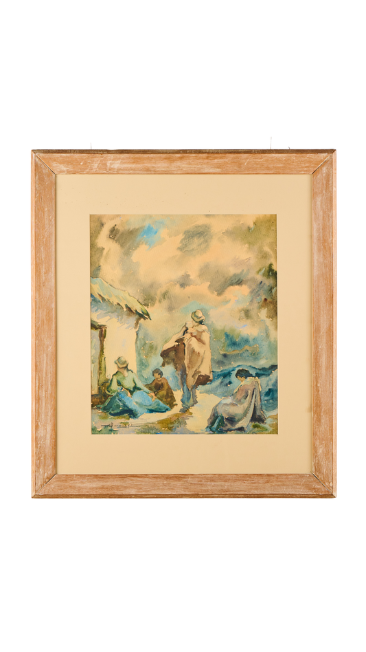 Group of Travelers Painting