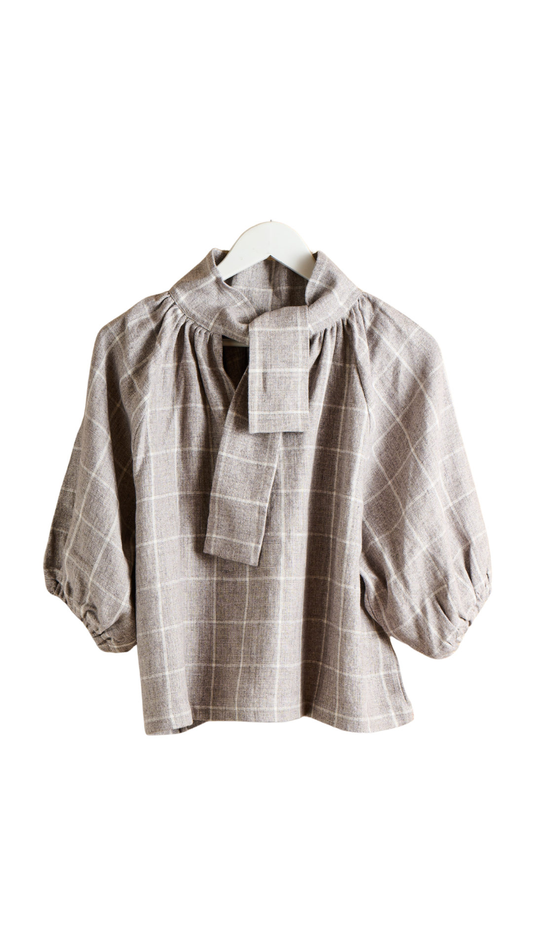 Gray Plaid Kacey Shirt