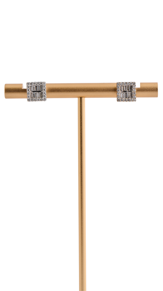 264 Baguette Diamond Earrings