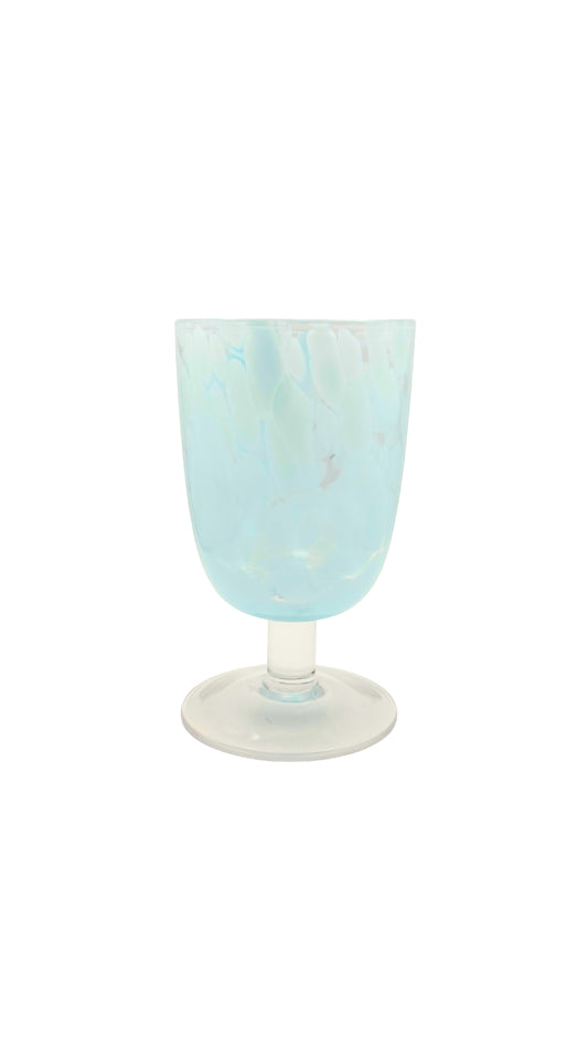 CX-HX10/TB Aqua Dot Ceramic Wine Goblet
