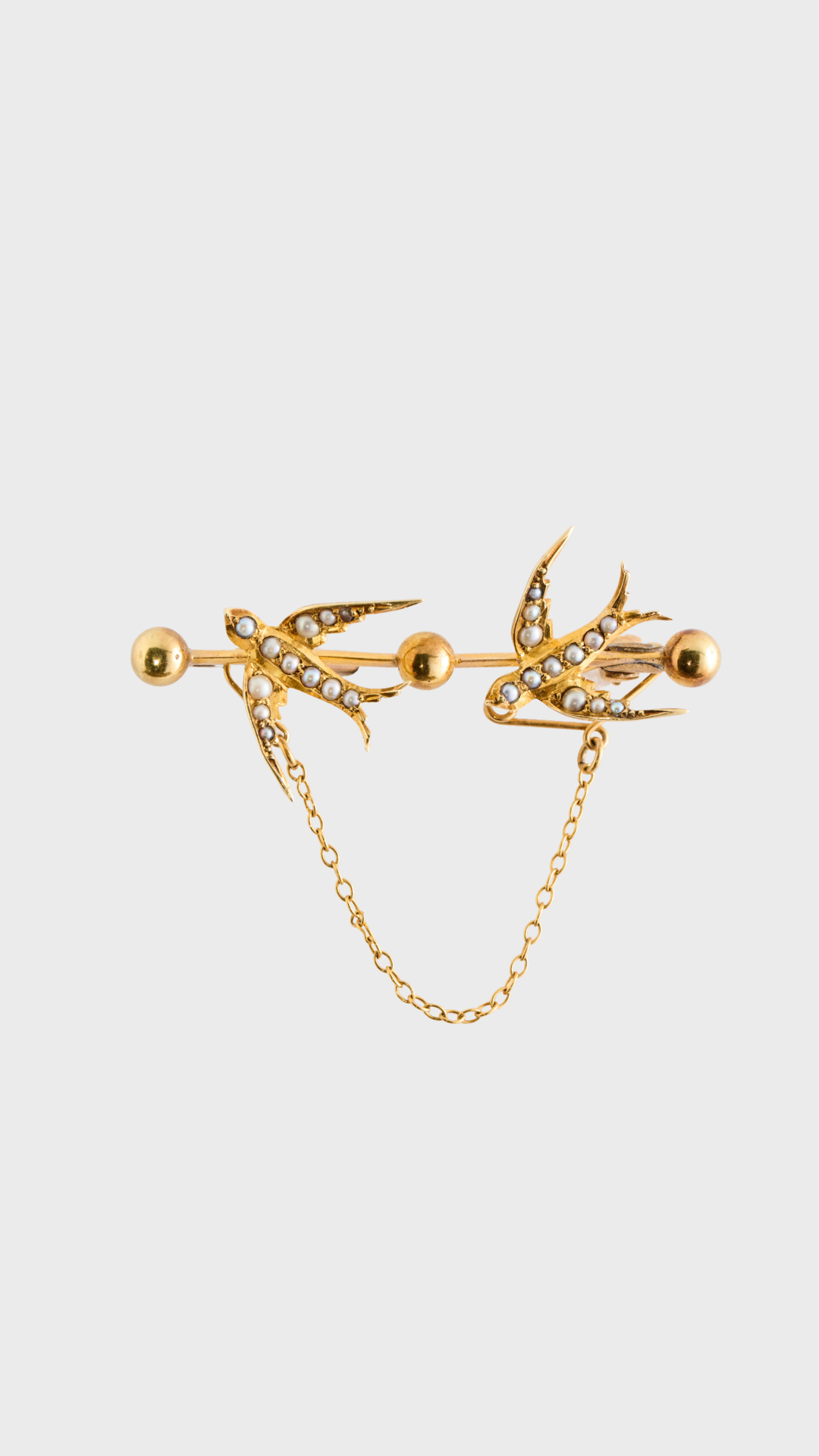 Seed Pearl Brooch
