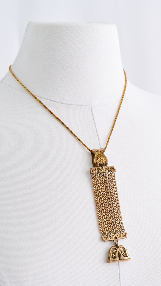 14kt Ncklc Watch Fob Neckmess