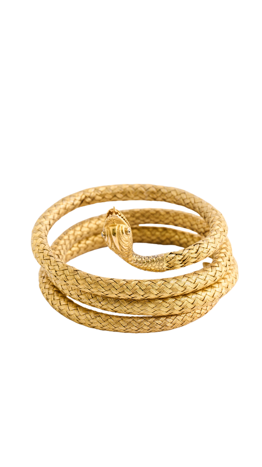 Diamond Snake Bangle