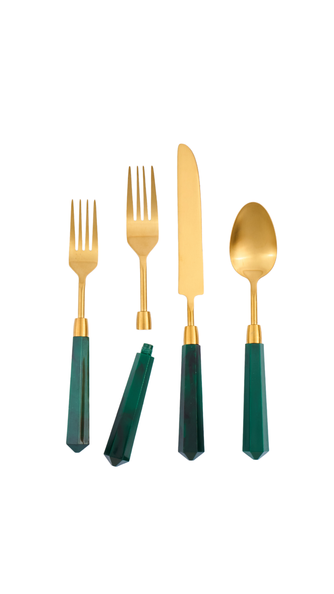 Kallaite Lucite Flatware S/4
