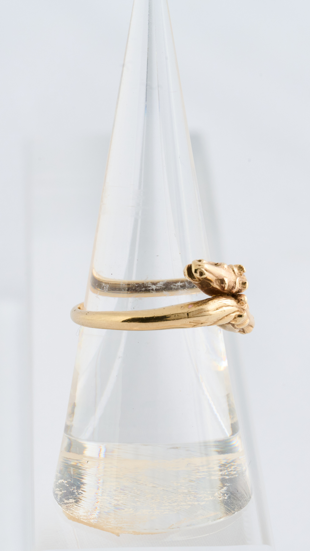 9ct Double Horses Ring