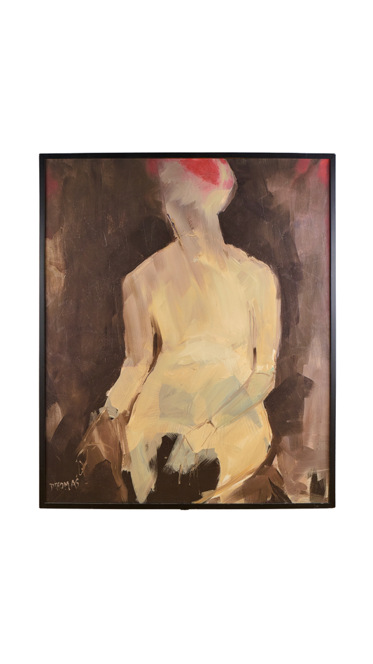 David Thomas | Edmonton Alberta Artist Figural Abstract | 49x 41''