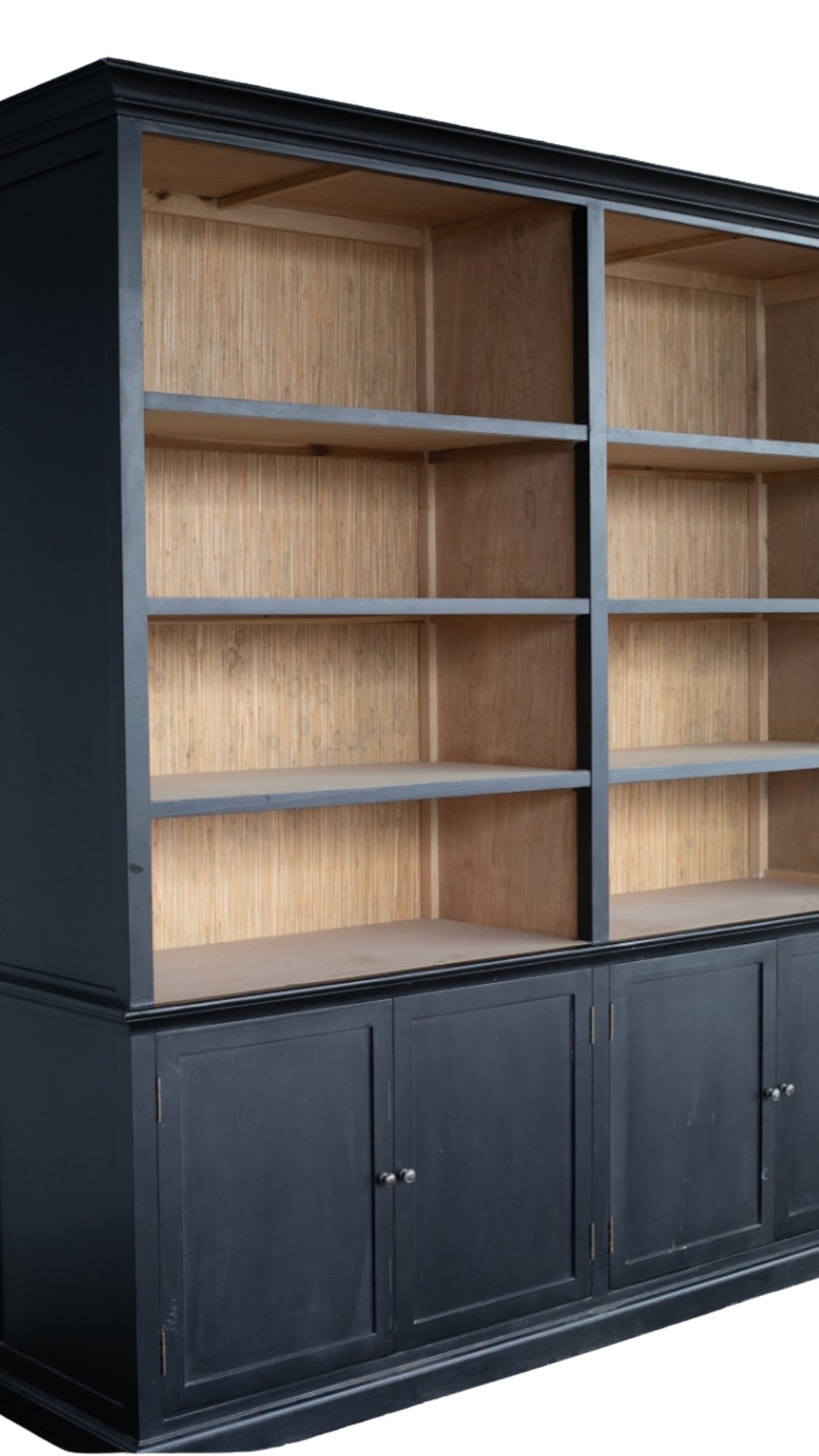 Black Double Shelves - D12