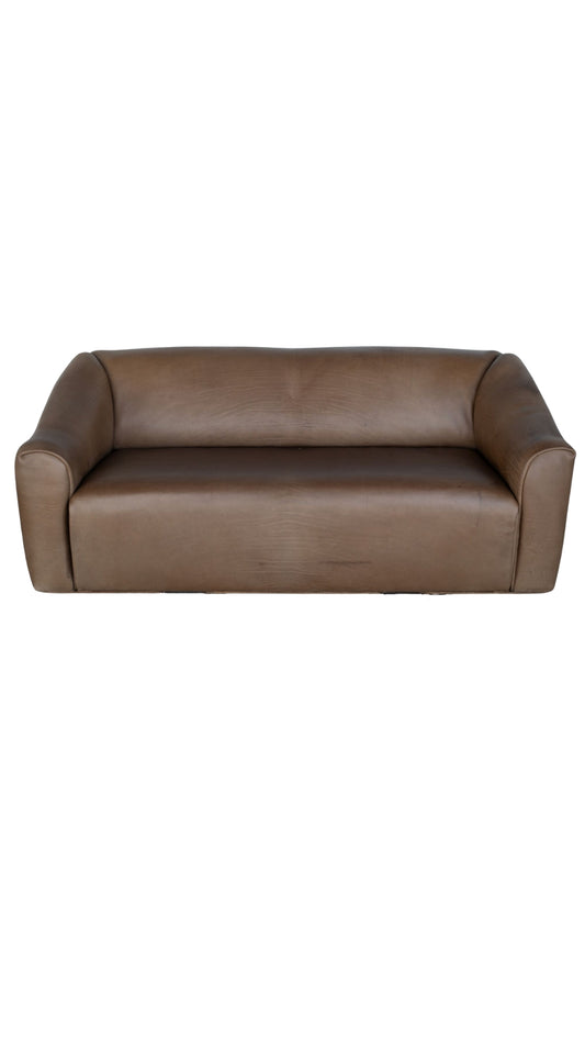 Vintage 1970 DS47 Deside 2 Seater Leather Sofa