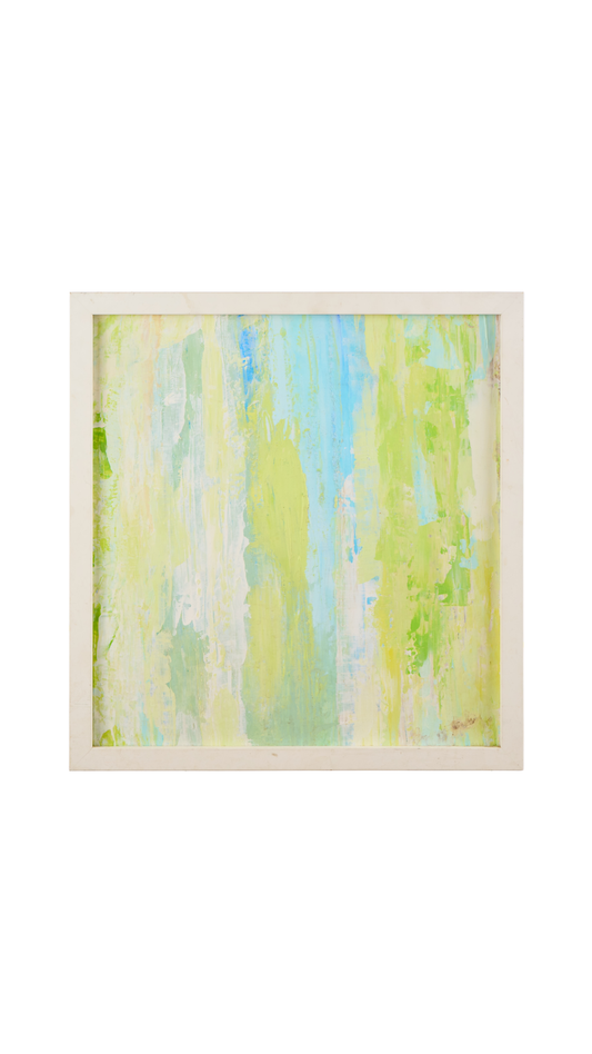 Small Blue/Green Abstract Painting