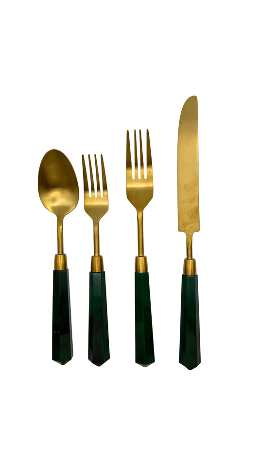 Kallaite Lucite Flatware S/4