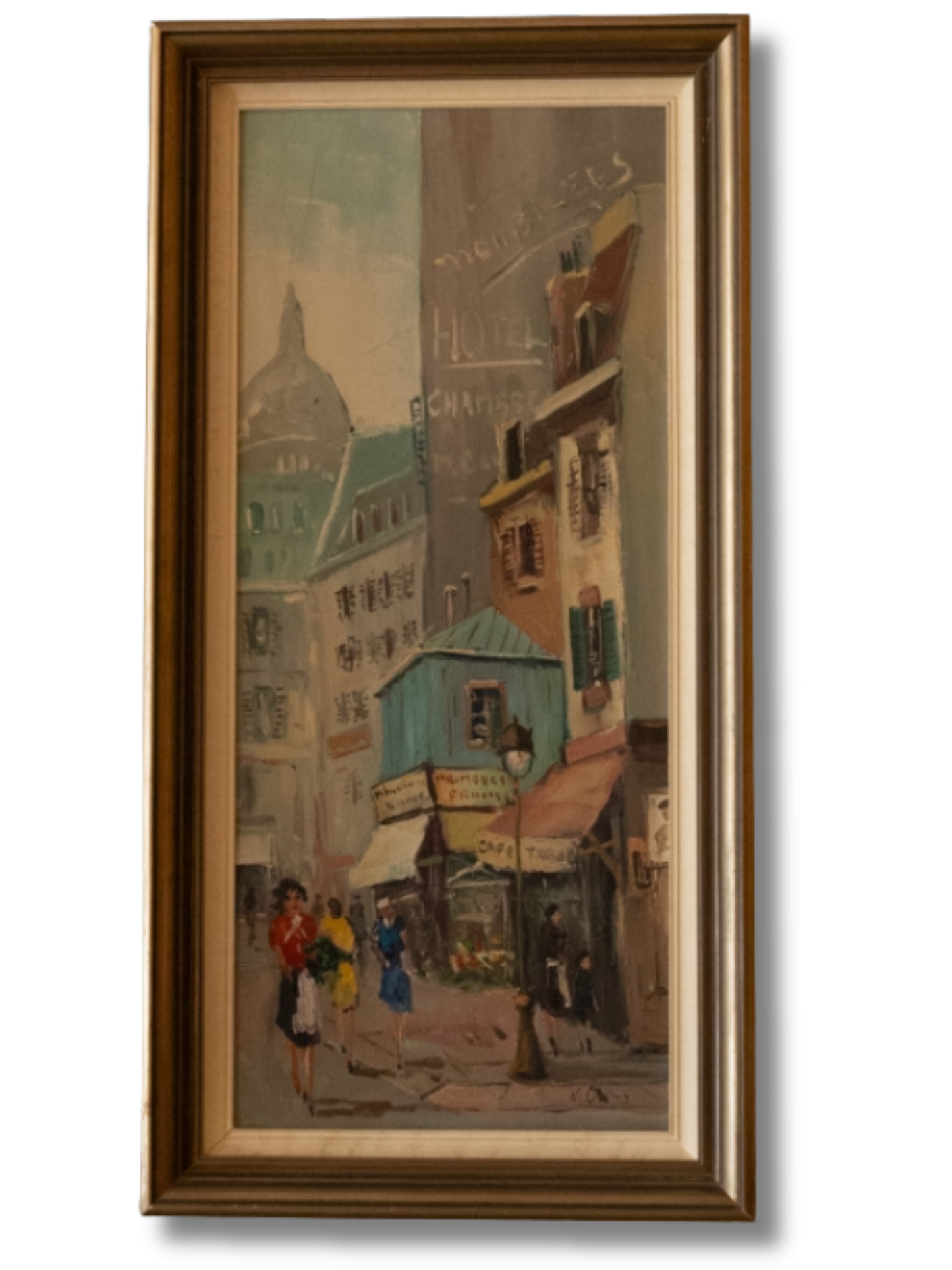 Street Scene in Montmartre, Paris. Martin Obrecht.
