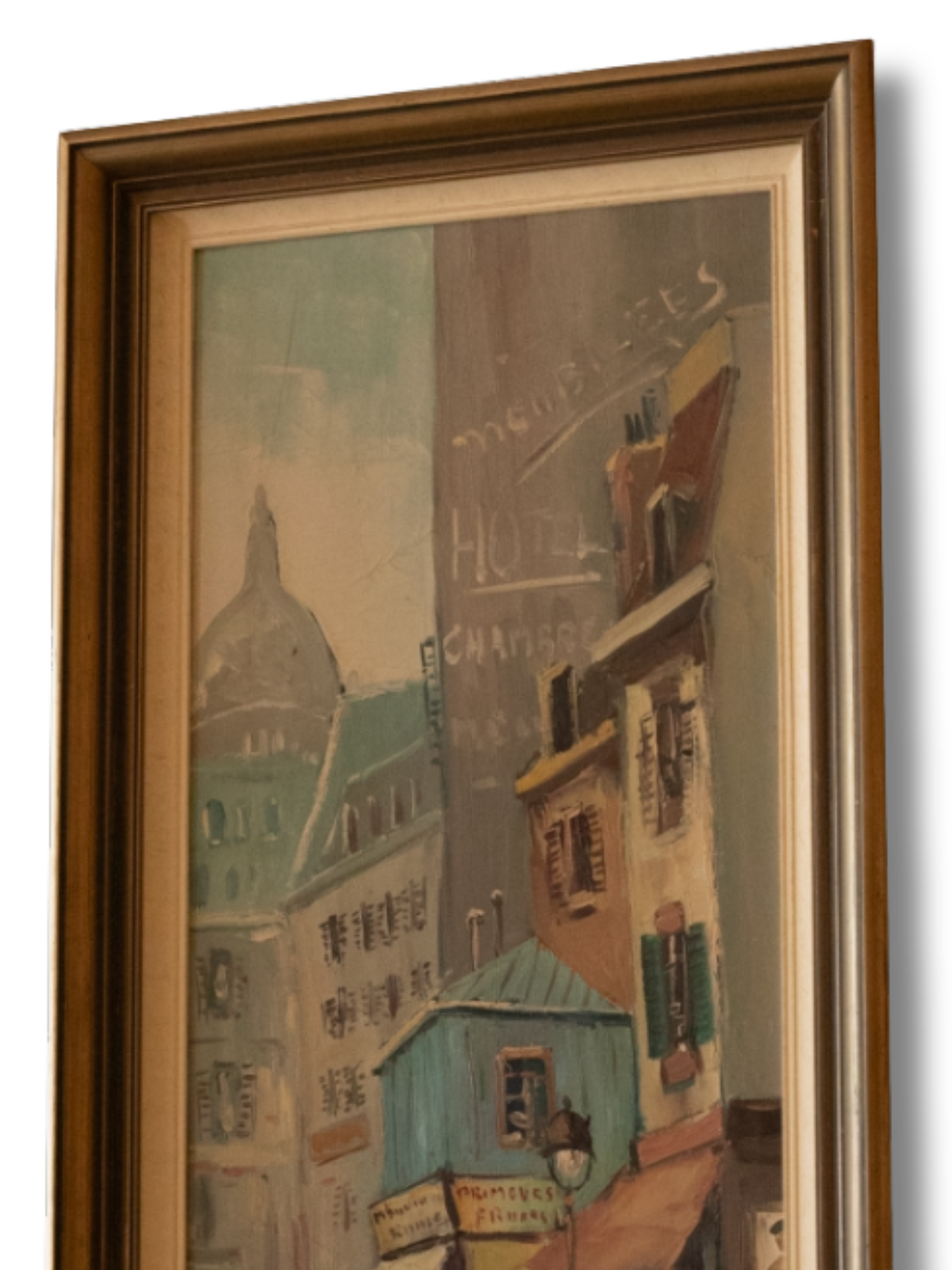 Street Scene in Montmartre, Paris. Martin Obrecht.