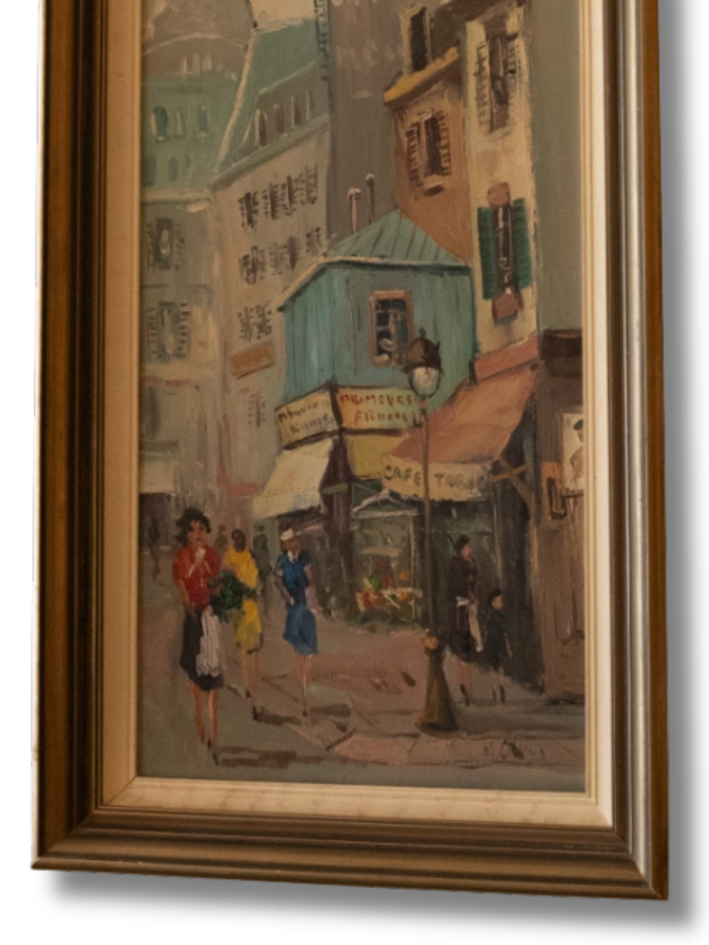 Street Scene in Montmartre, Paris. Martin Obrecht.