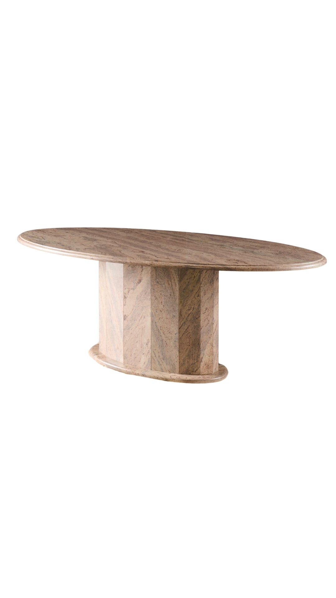 L600 Italian Oval Marble Table
