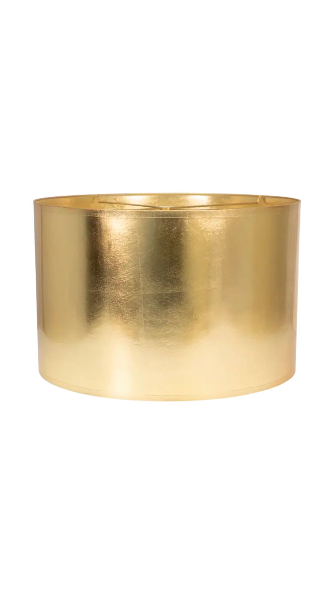 Round Gold Foil Shade Wide