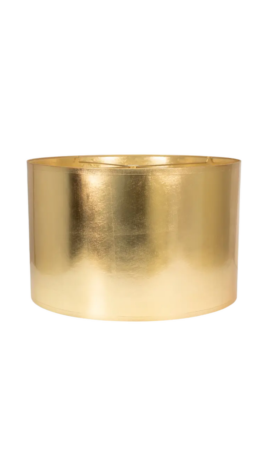 Round Gold Foil Shade Wide