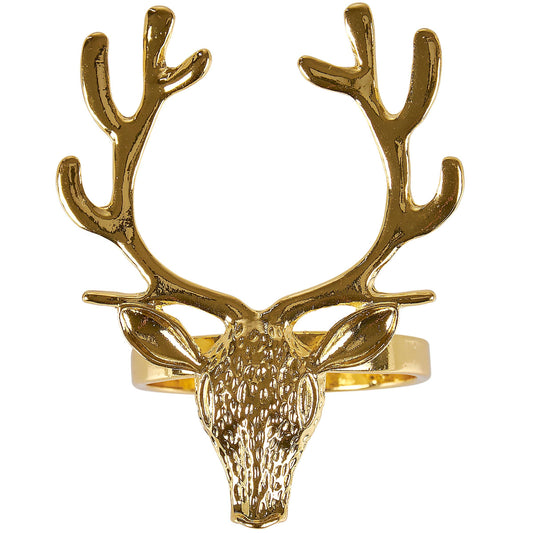 Golden Deer Napkin Ring