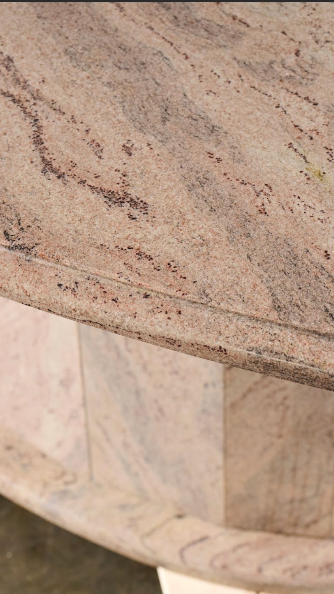 L600 Italian Oval Marble Table