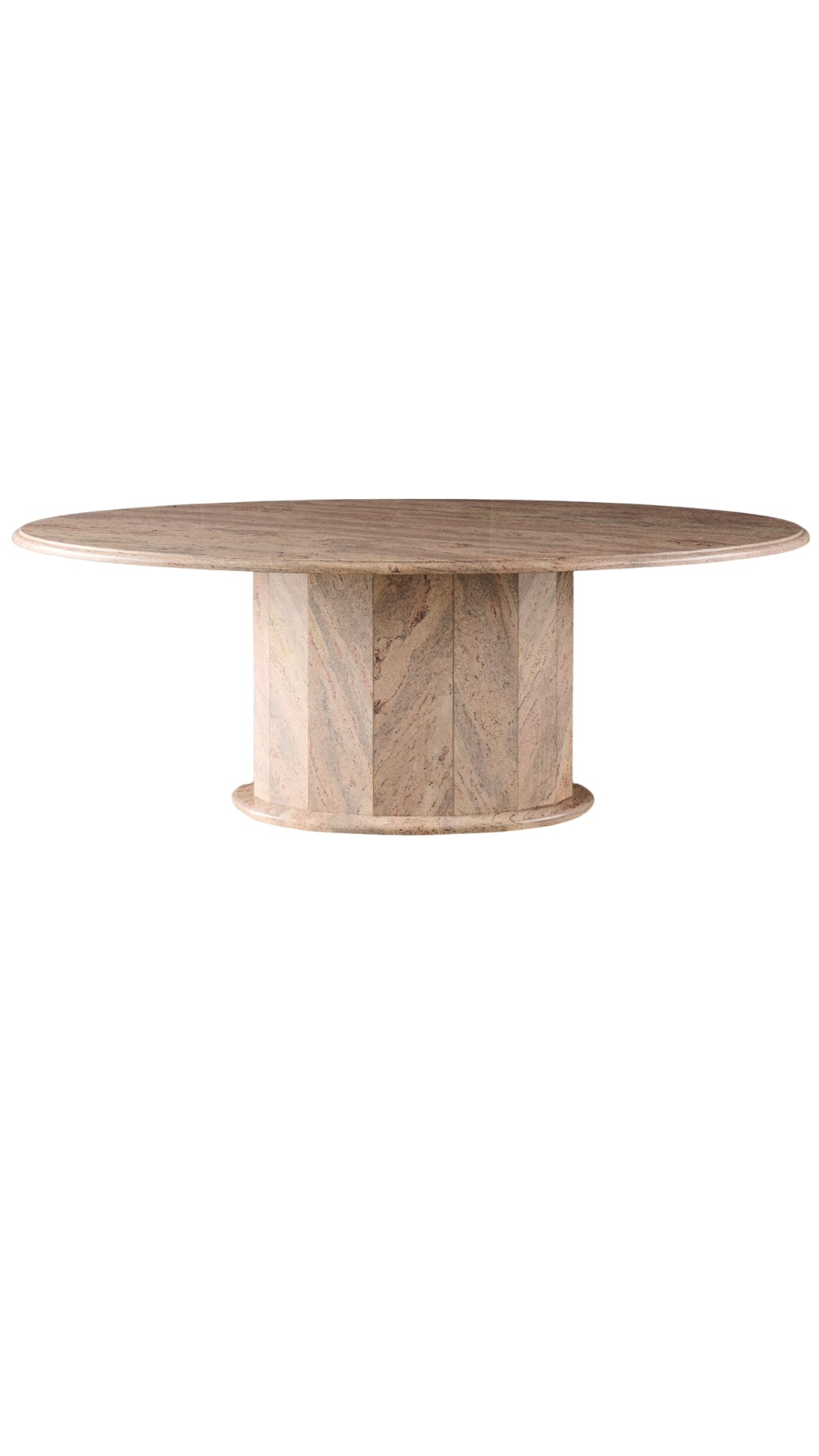 L600 Italian Oval Marble Table