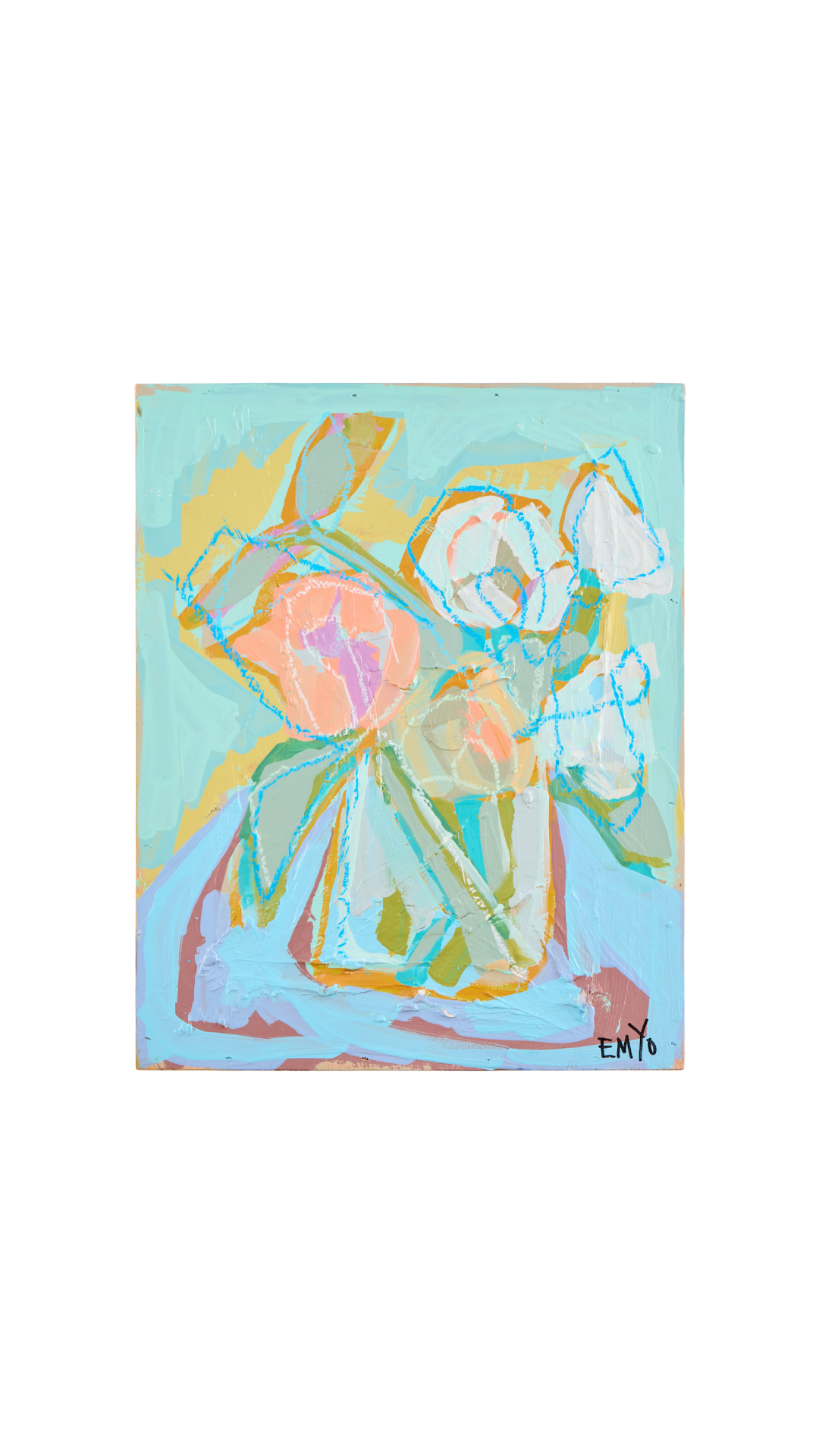 Unframed Brush Stroke Abstract