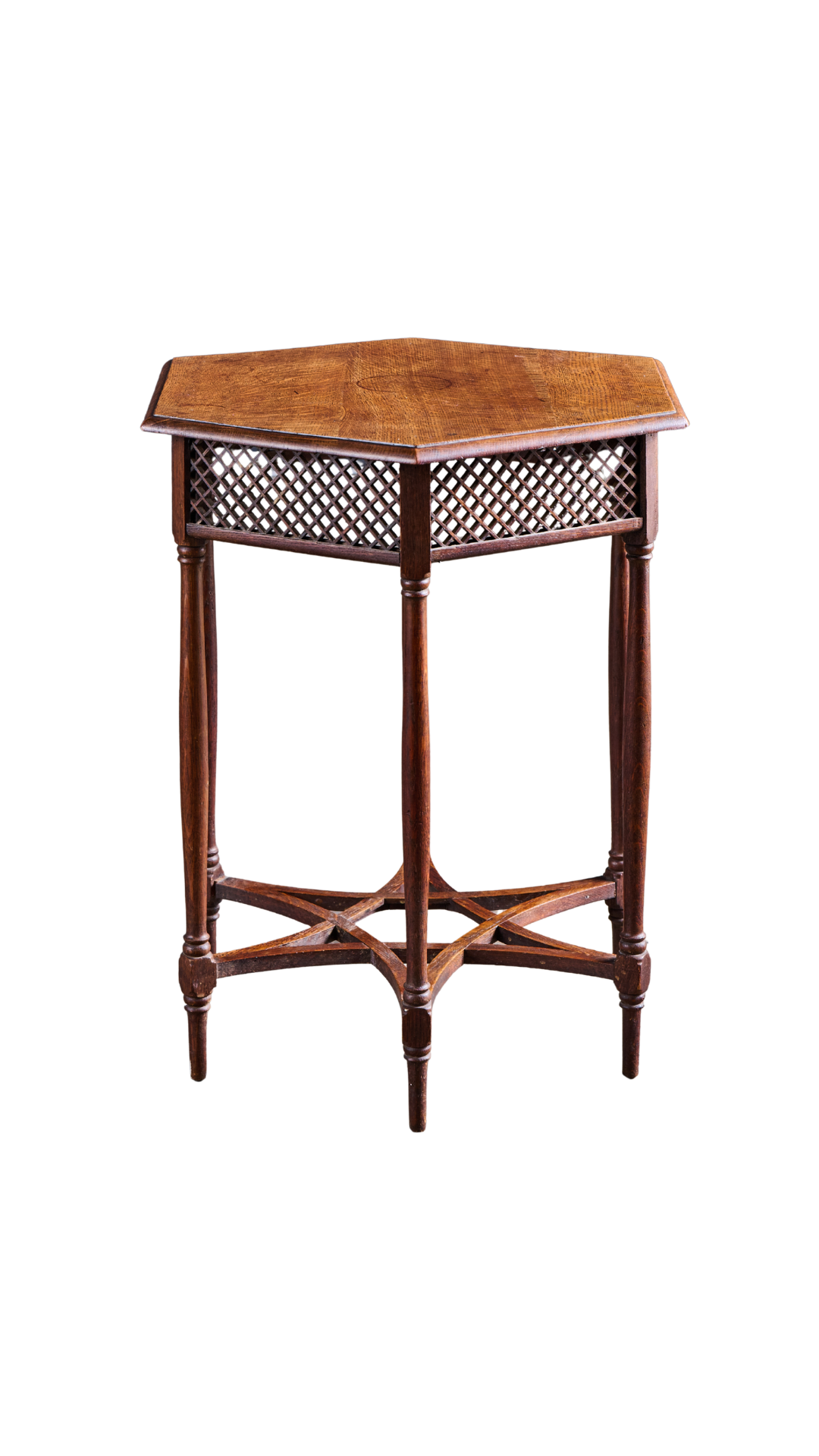 L431 Wood Octagon Side Table