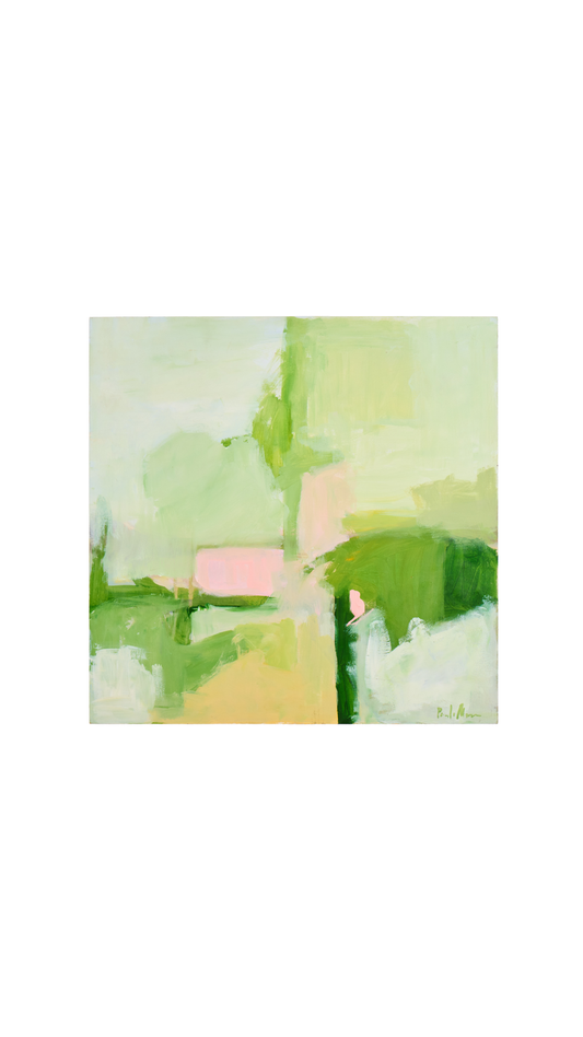 Pink & Green Painting