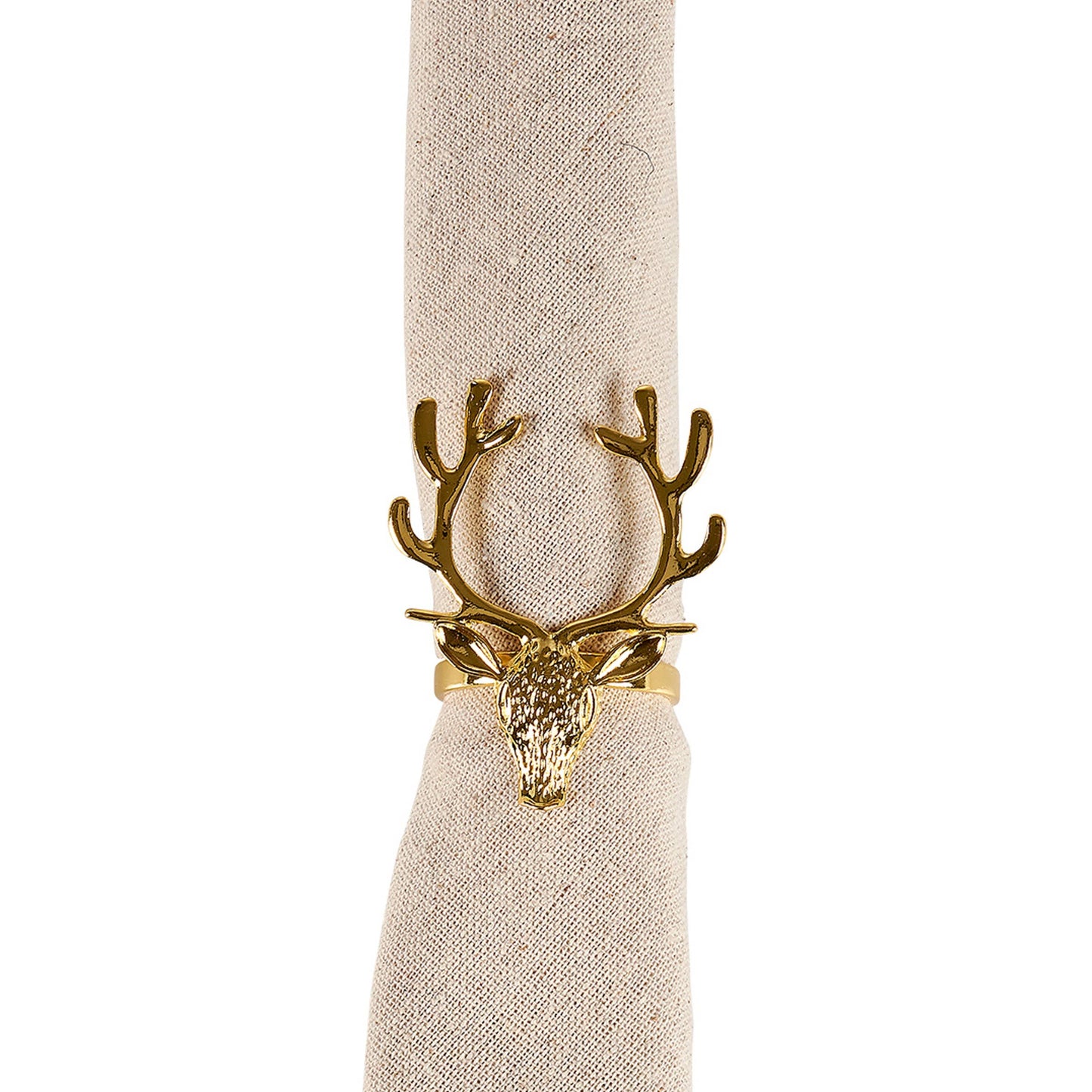 Golden Deer Napkin Ring