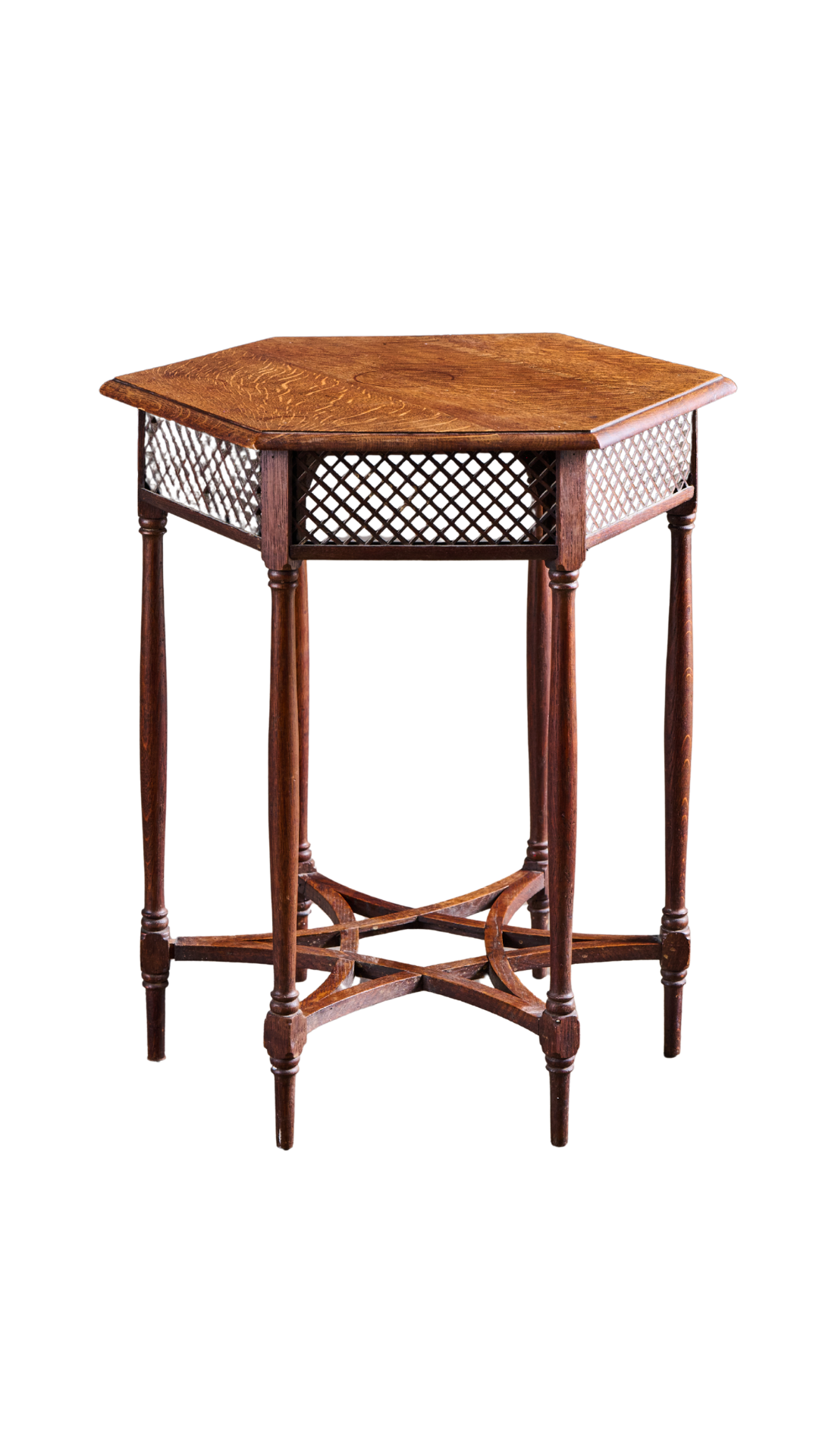 L431 Wood Octagon Side Table