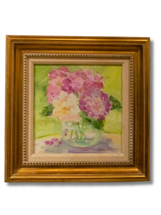Bold Floral Framed Canvas