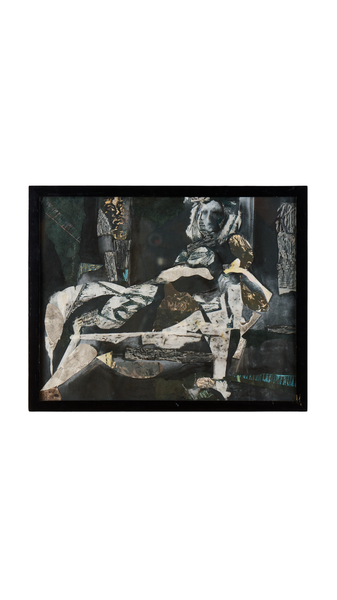 Black Nude Abstract Painting