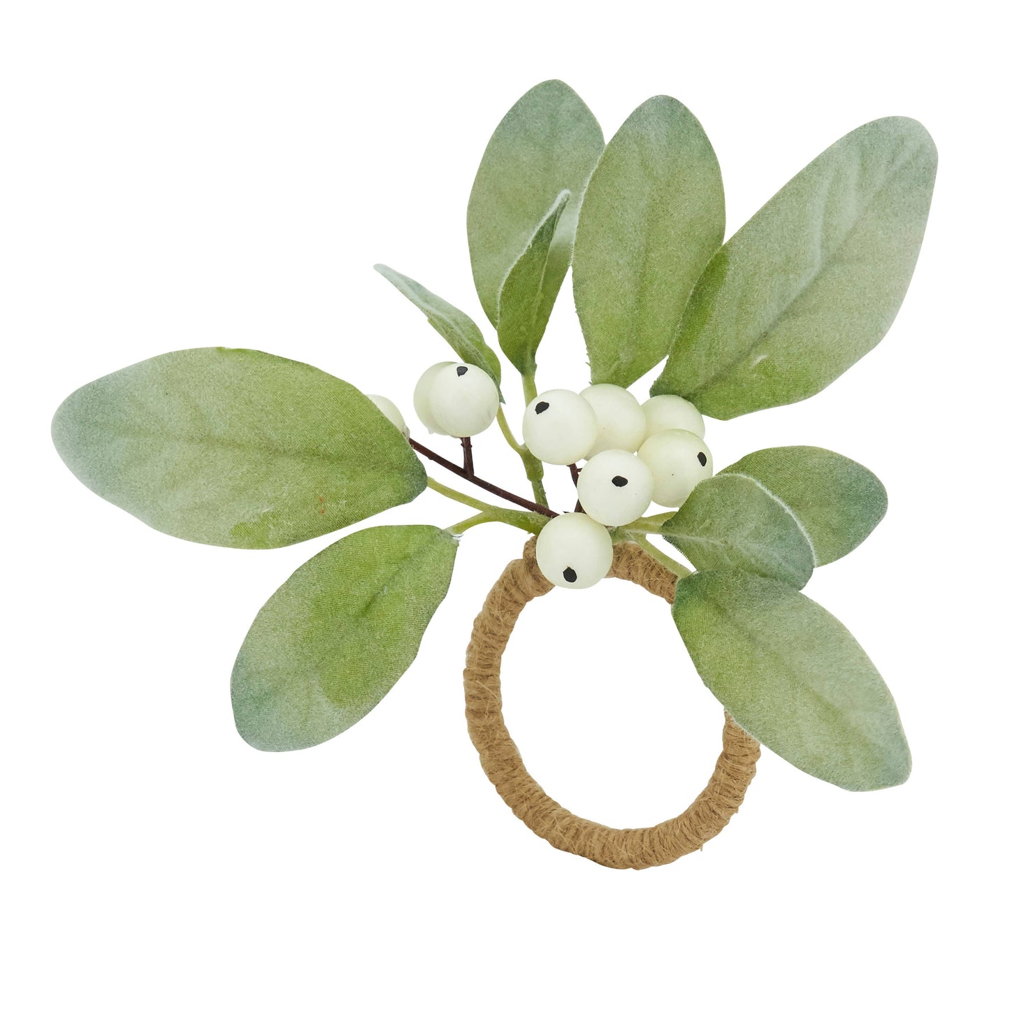 White Berry Napkin Ring