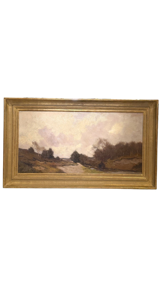 Peach Impasto Painting