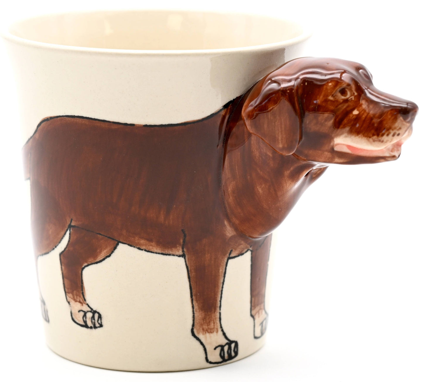 Chocolate Labrador Retriever Mug 10 Oz