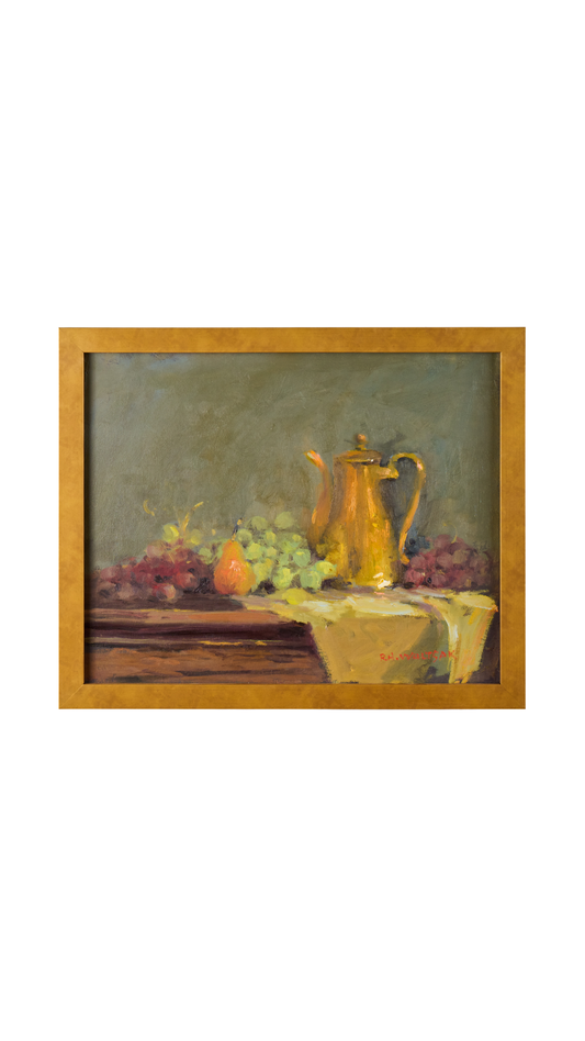 Still Life with Kettle and Fruit | Robert Alan Waltsak