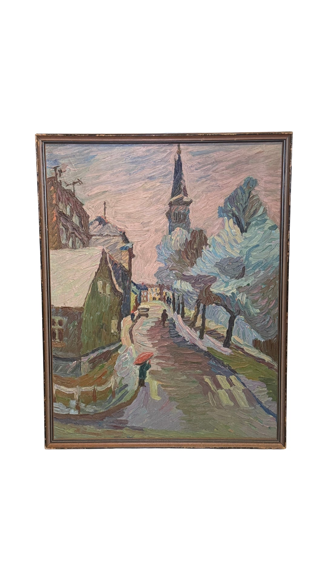 European Street Scene | Original Oil Painting