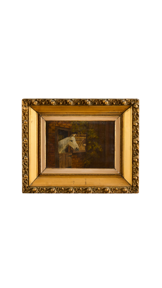 Antique Horse Portrait - Italian