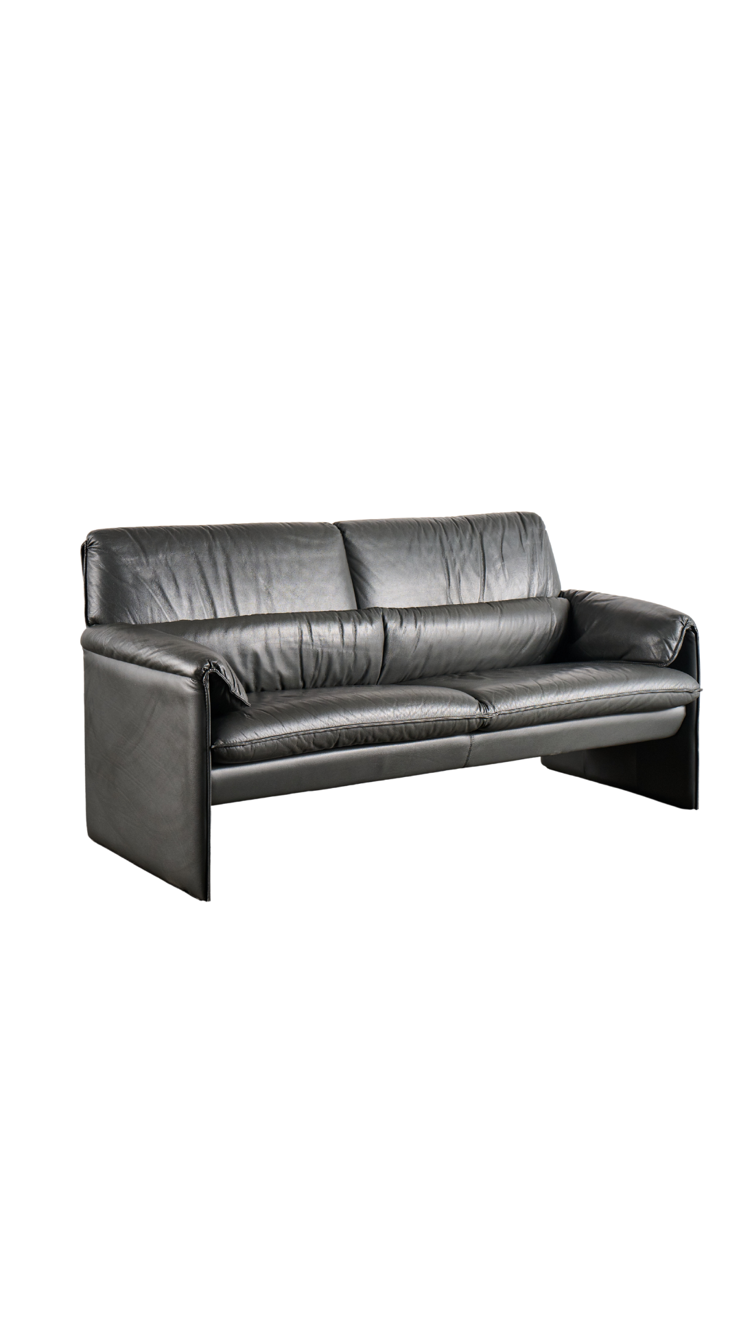 D8407 Leo Lux Gray Leather Sofa