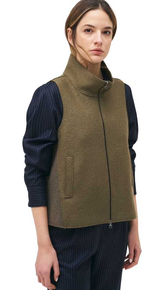 Boiled Wool Vest