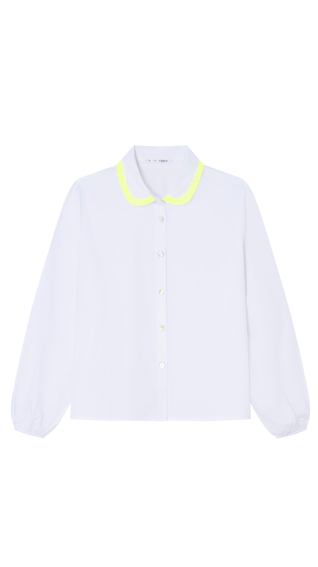 White/Yellow Fun Blouse