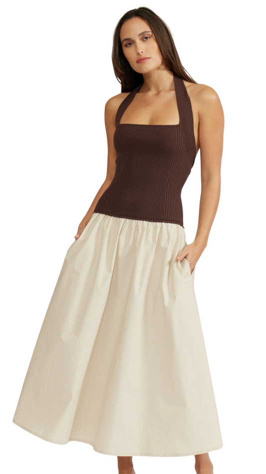 Sevilla Mixed Media Dress