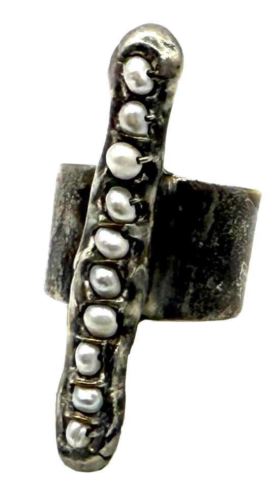 Pearl Bar Ring