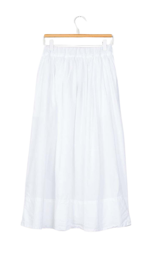 Manon White Cotton Skirt