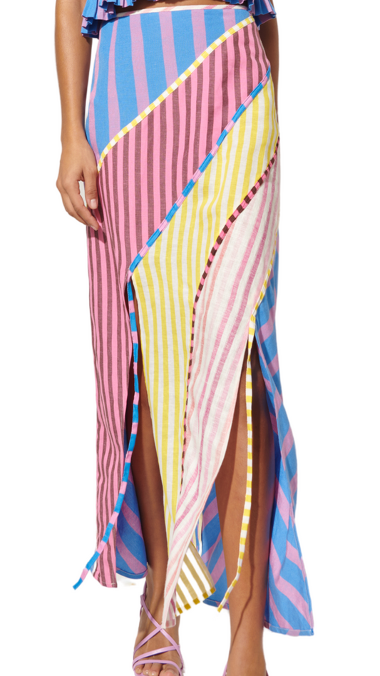 Souci Stripe Skirt