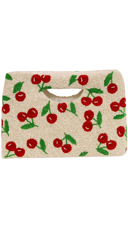 Cherries Cut-Out Clutch