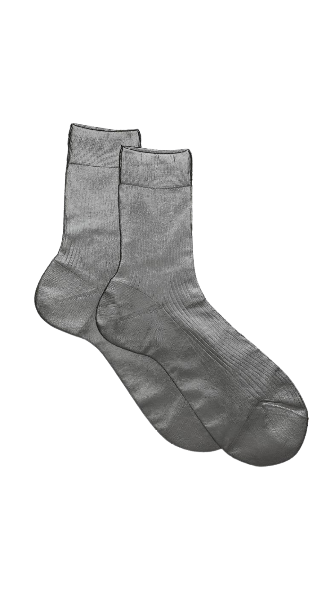 Ribbed Laminate Socks