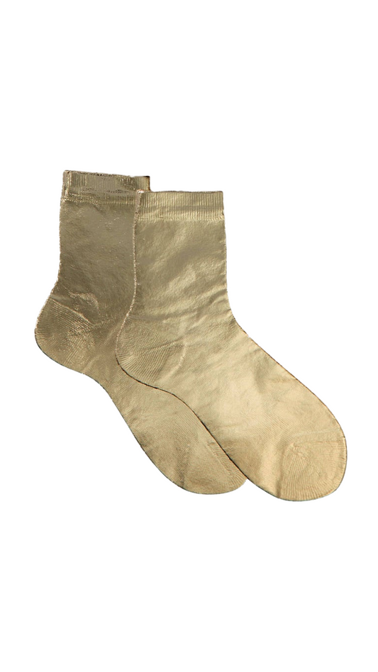 Ribbed Laminate Socks
