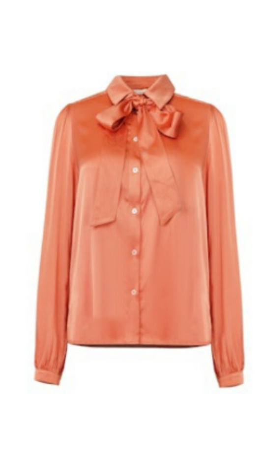 Peachy Satin Shirt