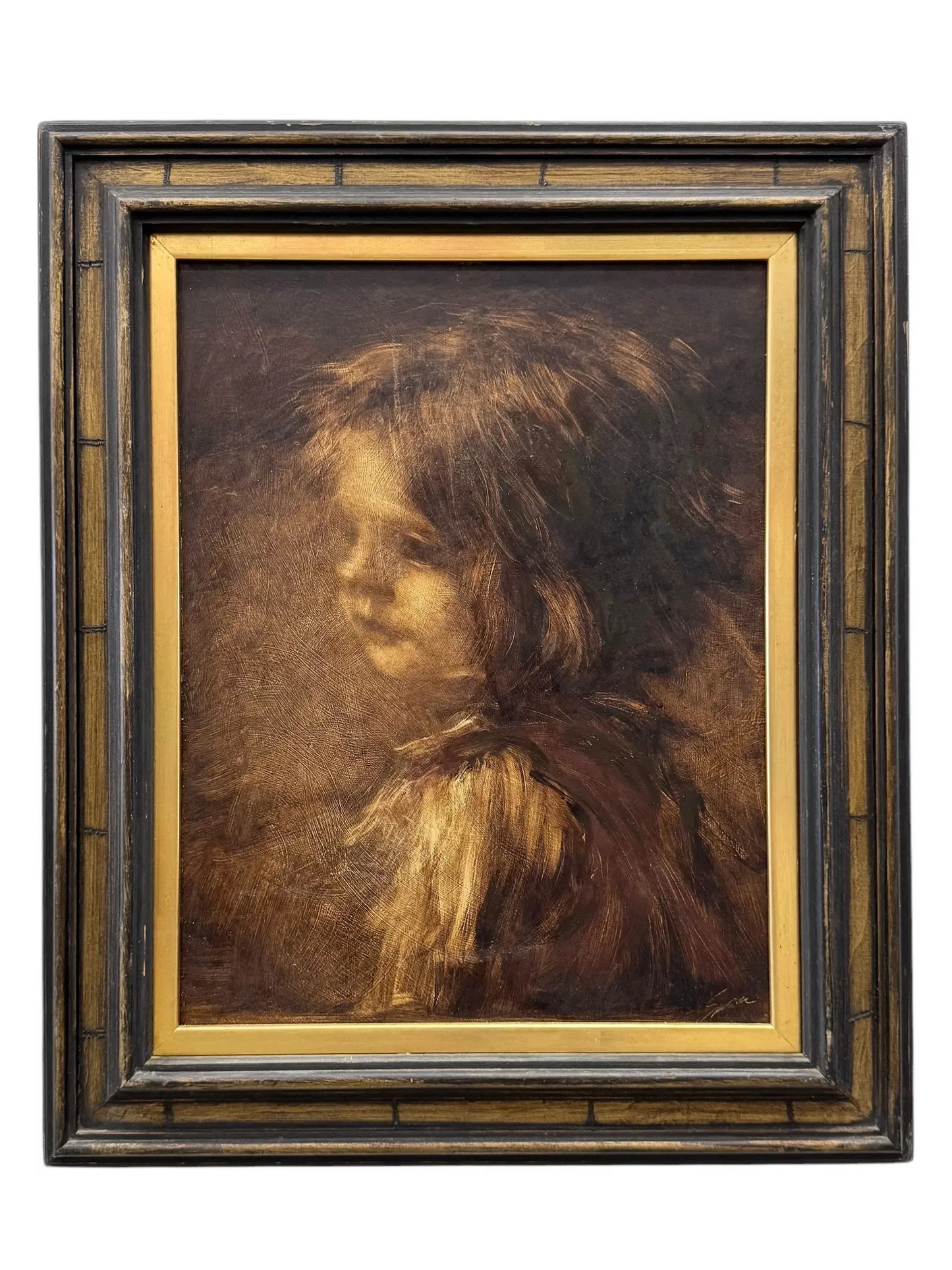 Alfred Sussi | Semi Abstract Child Portrait