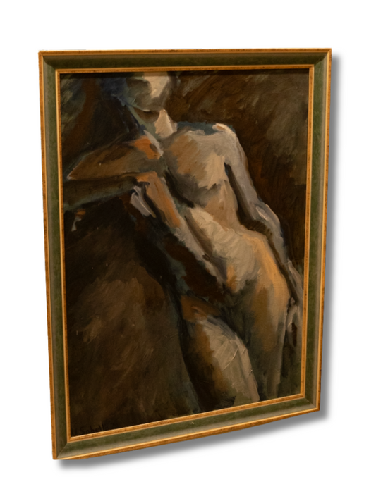 Vintage 1970's Male Nude Abstract